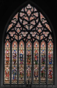 Virgin & Christ with Saints, East Window by Augustus Welby Northmore Pugin